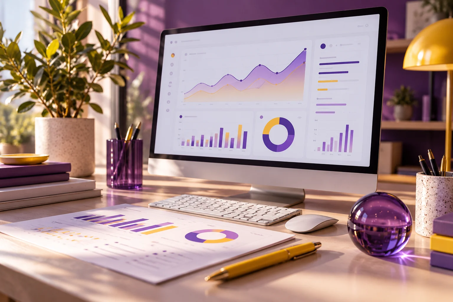 Trabajo creativo y planificación en un estudio digital